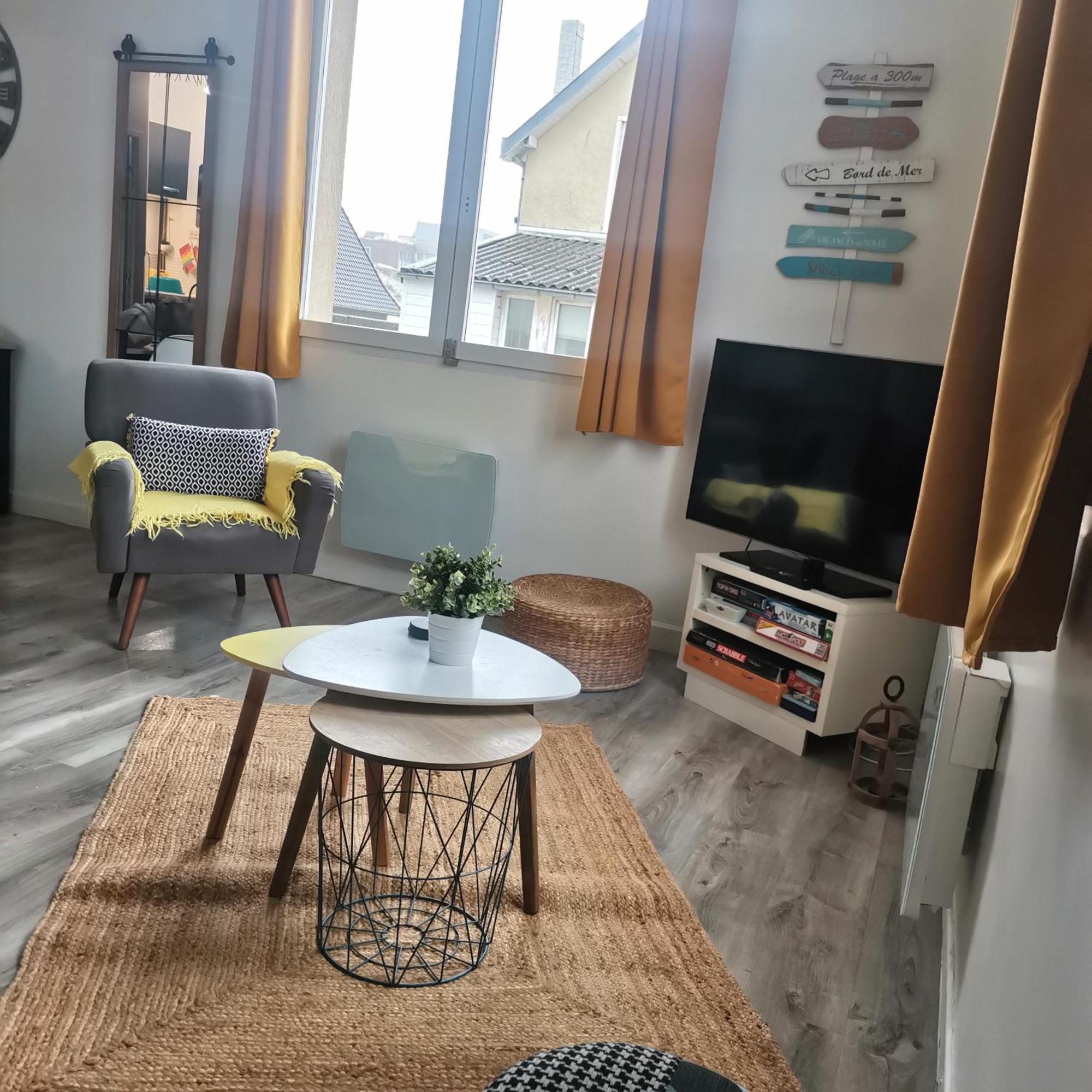 Ferienwohnung Joli Appt Cocooning Au Pied Des Dunes Berck Exterior foto